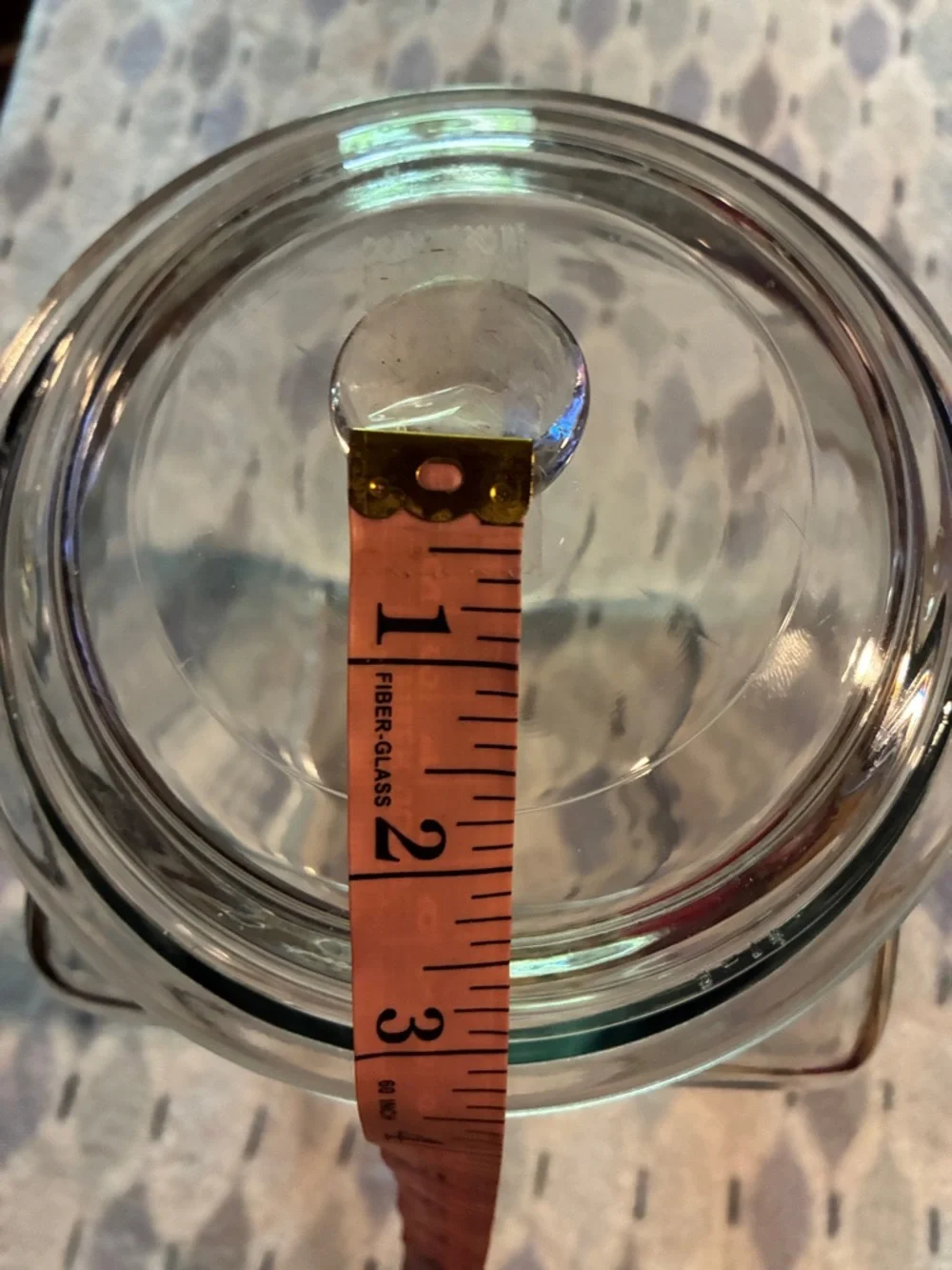 Large Clear Glass Storage Jar with Lid - Home Storage & Organization